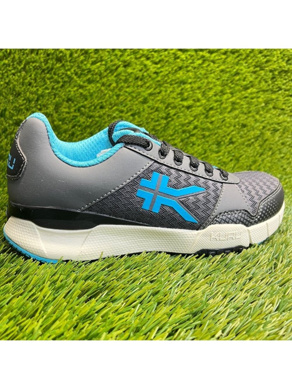 Kuru Quantum Womens Size 5 Gray Blue Athletic Running Walking Shoes Sneakers